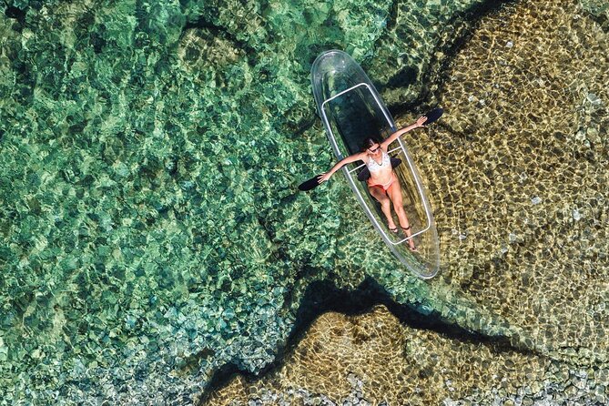 1.5-hour Clear Kayak Rentals: Explore Verudela Cave & Islands - Starting at Verudela beach