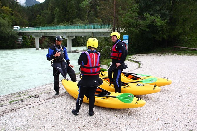 1 day KAYAK COURSE on Soča river, for beginners - What is included, and what you still need