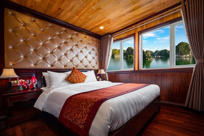 1 night Halong Bay Cruise-Titov Island,Surprise Cave,kayak,meals - Day two: early exercise and breakfast