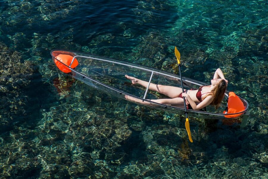 2 Hours Tour - Transparent Kayak Tour - Seeing Cabo de Gata through a clear hull