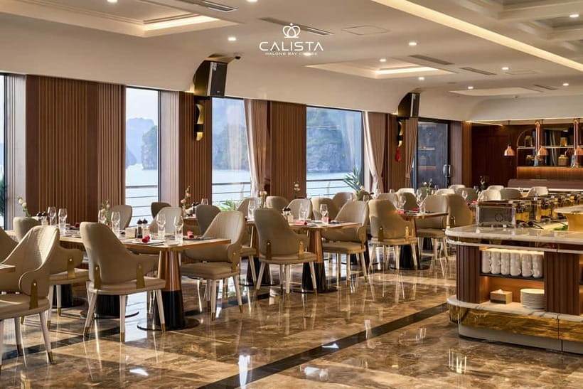 2D1N Halong Bay 6-Star Cruise: Fine Dining, Cave & Kayaking - 16:00 at Titop Island: Climb or Stay by the Water