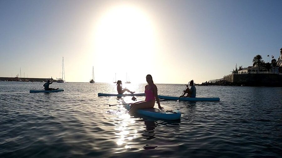 2h Sunset Paddle Board Session in Gran Canaria - The sunset itself, and what the GoPro adds