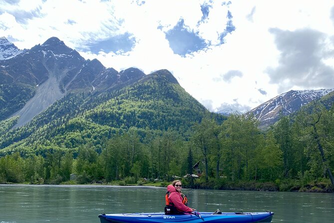 3 hour Lazy River Kayak Float - Following the Knik River downstream
