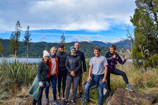 4-hour Lake Mapourika Kayak and Hike adventure, with Okarito Kiwi Sanctuary - Paddling across Lake Mapourika