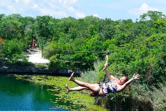 4 Private Cenotes, Zip-Lines, Canoes & Mayan Village with Delicious Lunch - Four Cenotes, Four Ways to Get Wet