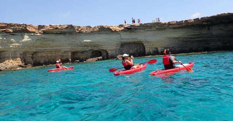 5-hour Cape Greco Caves kayaking + Snorkelling trip - What this Cape Greco outing is really like