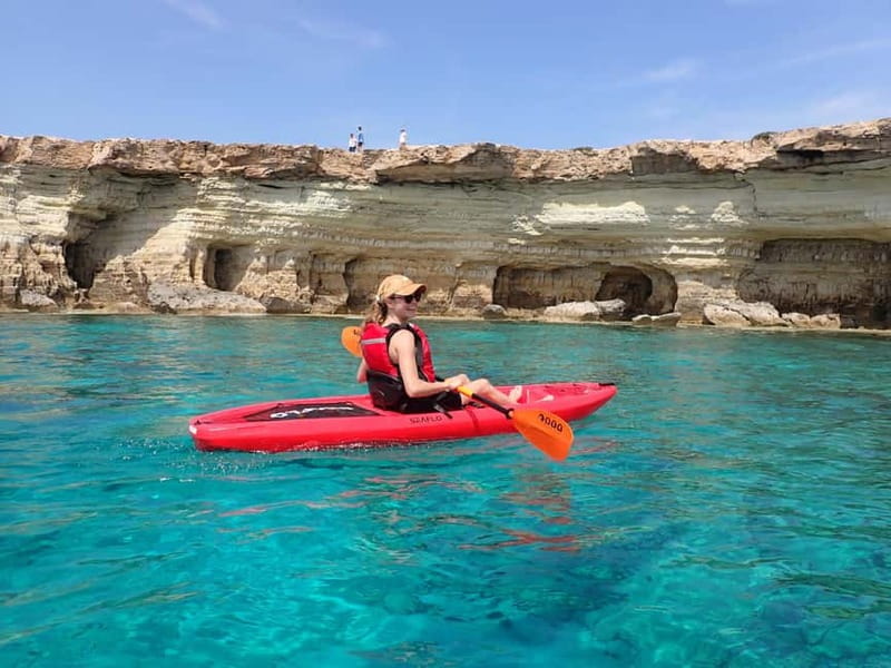 5-hour Cape Greco Caves kayaking + Snorkelling trip - Snorkeling around Glyky Nero and Ayia Napa