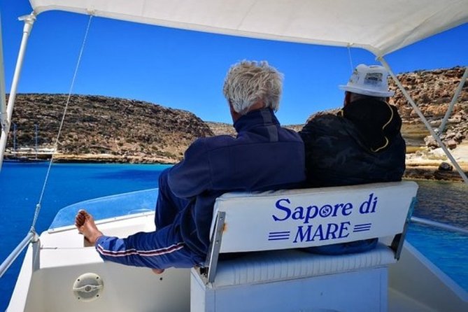 7 hours Boat trip to Lampedusa lunch, SUP and Snorkeling - La Tabaccara and its clear water