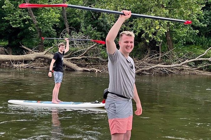 7 Mile Guided Paddleboard Tour On The French Broad River in Asheville - A relaxed pace with room for coaching
