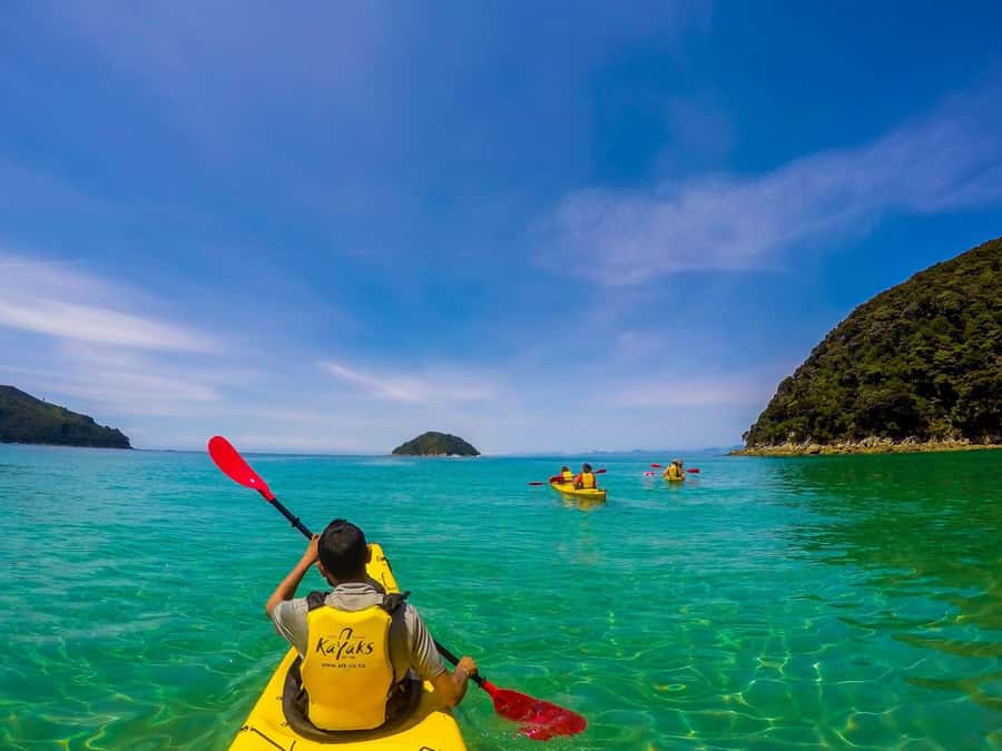 Abel Tasman Kayaks: 1 Day Freedom Kayak Rental - Adele and Fisherman Islands for birdsong and wildlife