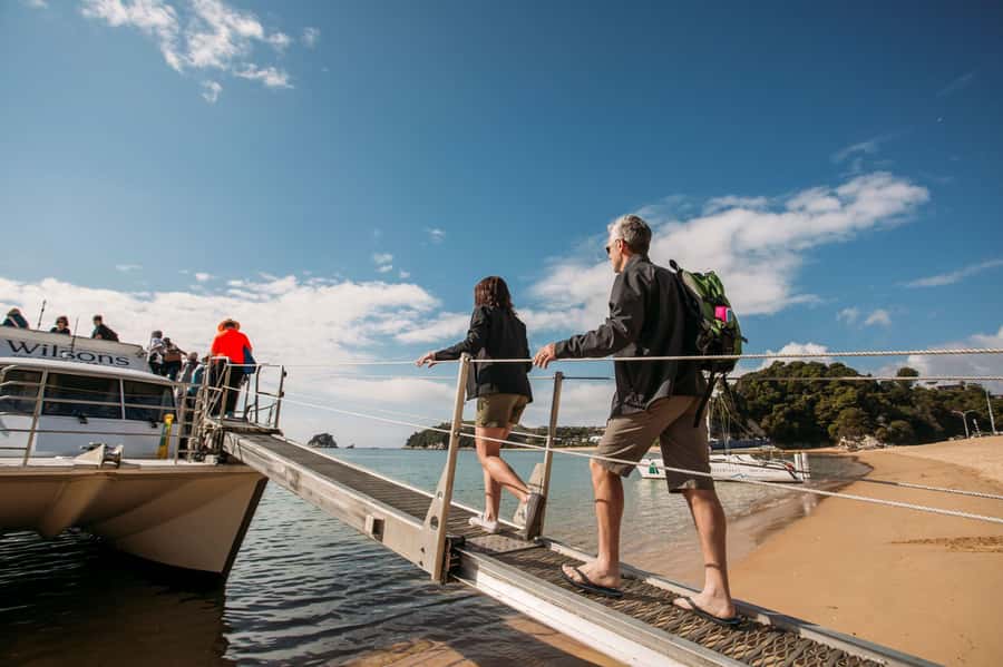 Abel Tasman National Park: Cruise, Kayak, & Hike Tour - Kayaking along the Astrolabe coast
