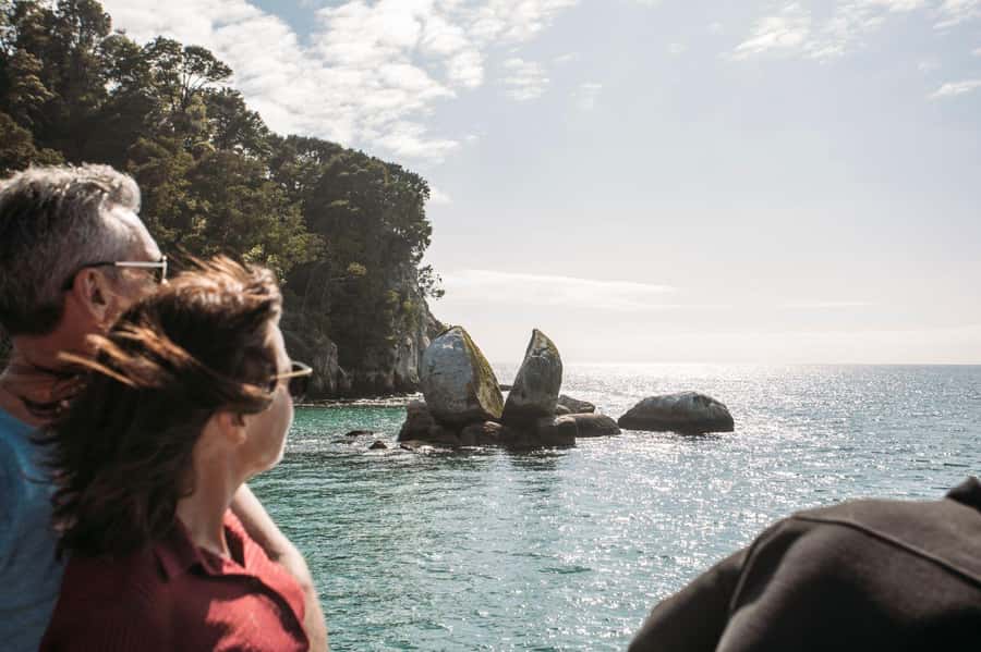 Abel Tasman National Park: Cruise, Kayak, & Hike Tour - Lunch, swimming, and a useful pause