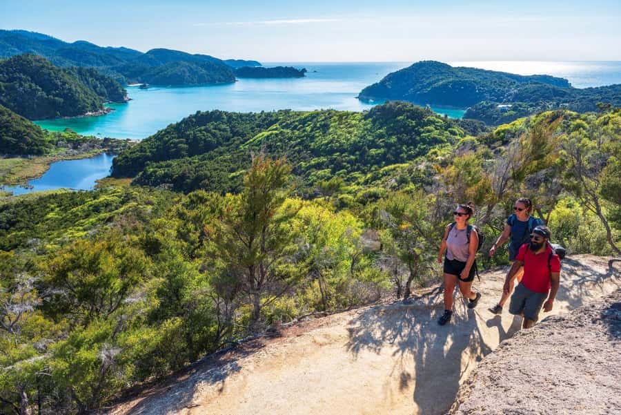 Abel Tasman National Park: Cruise, Kayak, & Hike Tour - The coastal track toward Anchorage