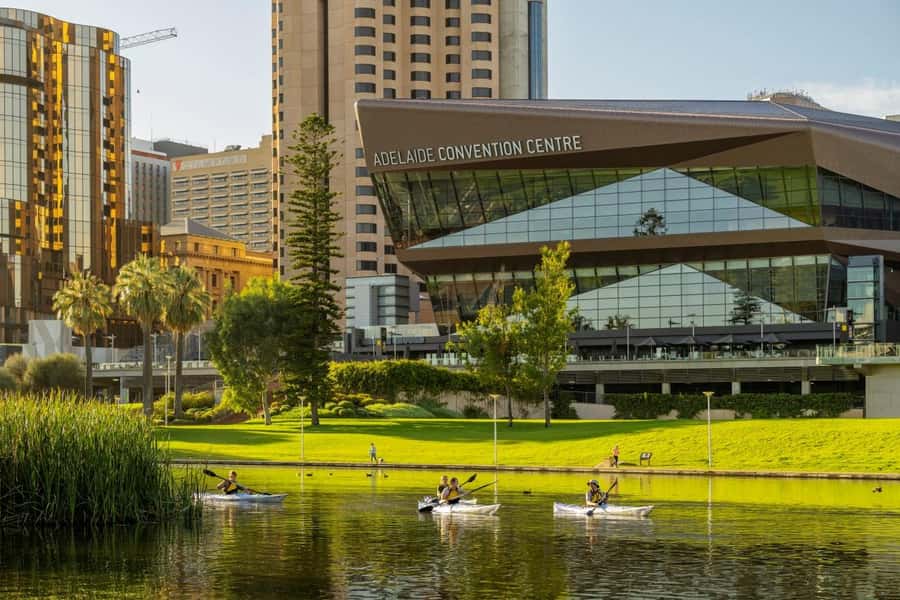 Adelaide: City Kayaking Experience - The first paddle on the River Torrens