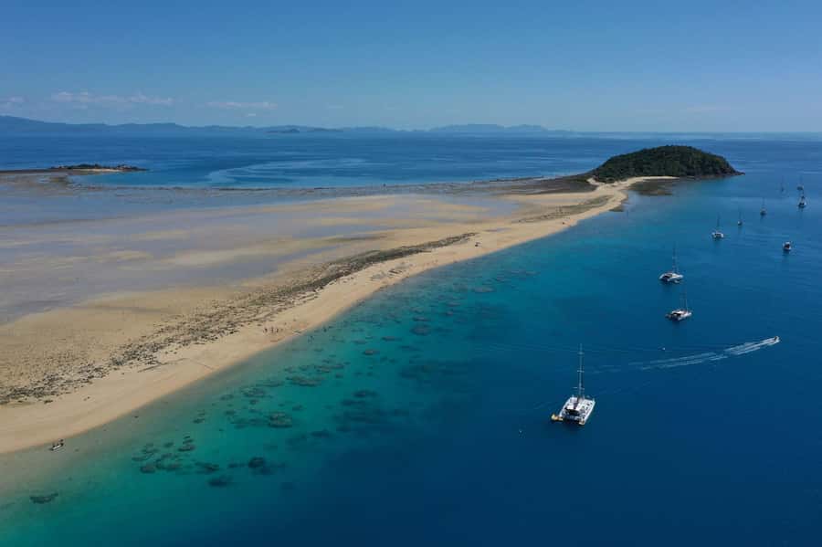 Airlie Beach: Whitsunday Islands Sailing, SUP & Snorkel Tour - Starting the day at Coral Sea Marina