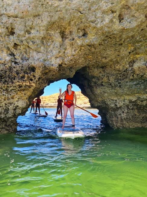 Albufeira: Caves and Beaches SUP Paddleboarding Tour - Your first lesson on the beach