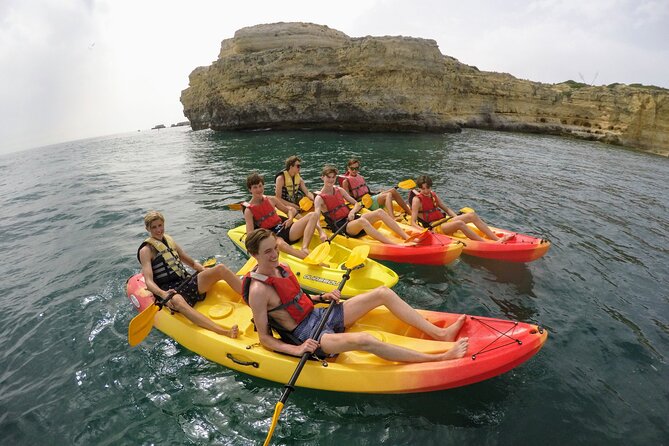 Albufeira Kayak Cave Tour – Hidden Beaches & Cliffs - Praia do Castelo and the return route