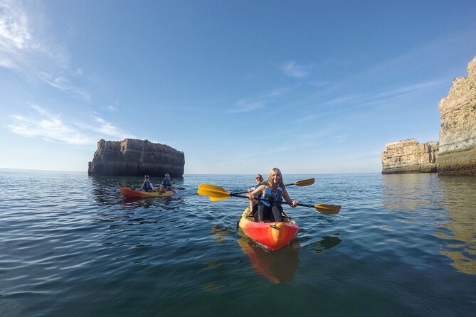 Albufeira Kayak Cave Tour – Hidden Beaches & Cliffs - Complimentary photos without risking your phone