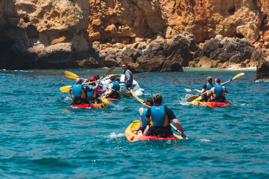 Albufeira Marina: Benagil Cave to Marinha Beach Kayak Tour - Why the guides matter