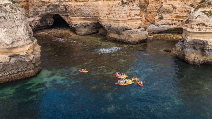 Albufeira Marina: Benagil Cave to Marinha Beach Kayak Tour - Who should book this Algarve kayak tour?