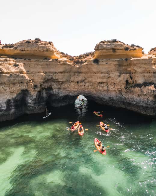 Albufeira: Secret Caves & Beaches Kayak Tour with Swim Stop - Caves, tunnels, and the Xorino Sea Cave