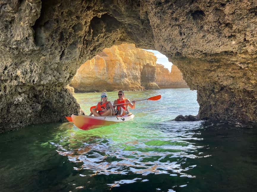 Albufeira: Secret Caves & Beaches Kayak Tour with Swim Stop - Practical tips for a smoother outing