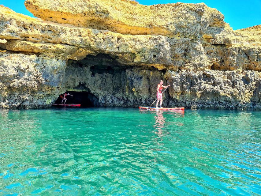 Albufeira: Stand Up Paddle Lesson and Coastal Tour - The first lesson: learning to move without fighting the board