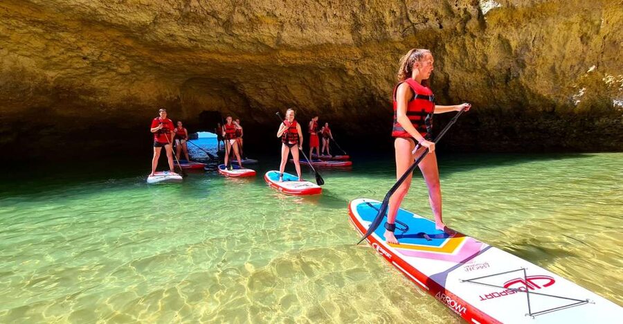 Albufeira: Stand Up Paddle Lesson and Coastal Tour - How the sea conditions can change your day