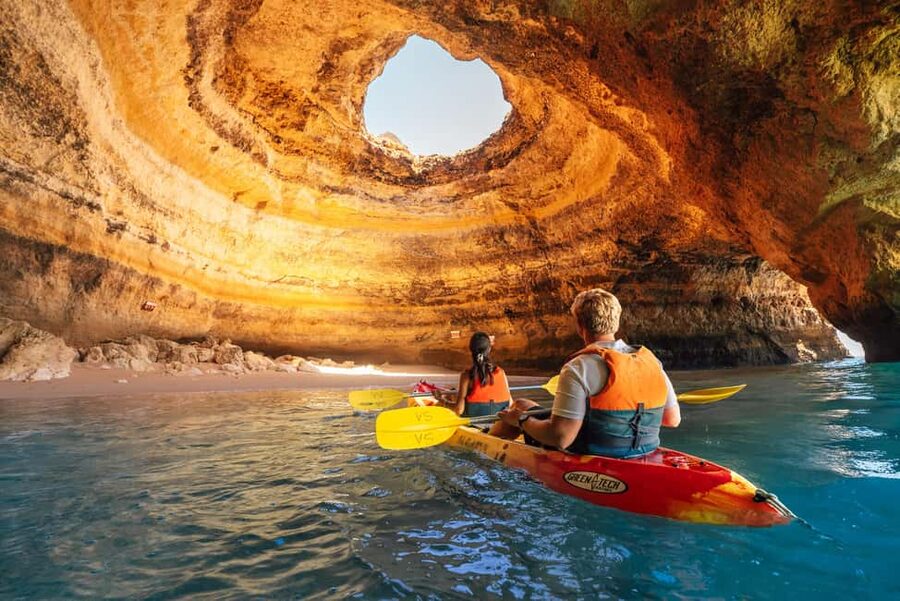 Algarve: Benagil Cave Sunrise Kayak Tour with Shower Use - Why sunrise is the smart time to go