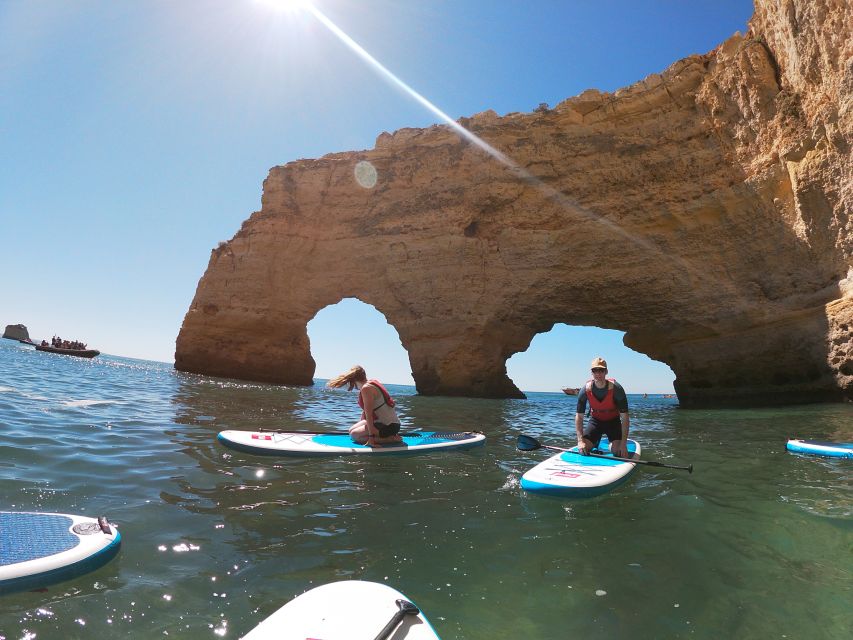 Algarve: Benagil Caves SUP Tour since 2016 - The First Paddle Along the Golden Cliffs