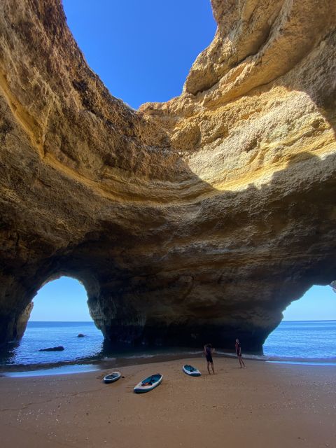 Algarve: Benagil Caves SUP Tour since 2016 - Smaller Caves, Fossils, and Local Geology
