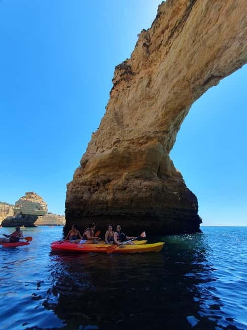 Algarve: Hidden Treasures - Benagil Caves by Kayak - The Paddle Toward Praia da Marinha