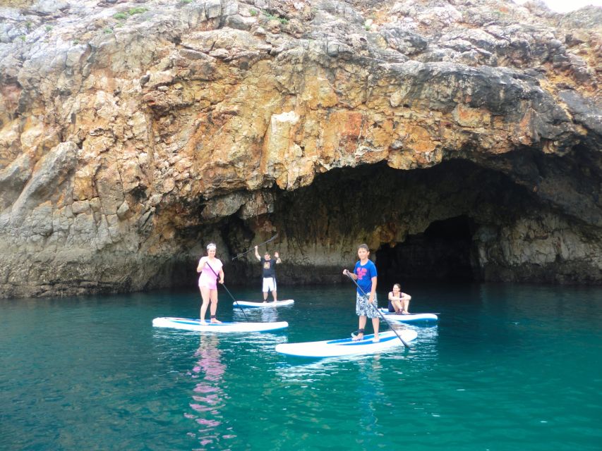 Algarve: Stand Up Paddle Tour w/ Snorkeling to Ingrina Caves - Snorkeling, swimming, and the optional cliff jump
