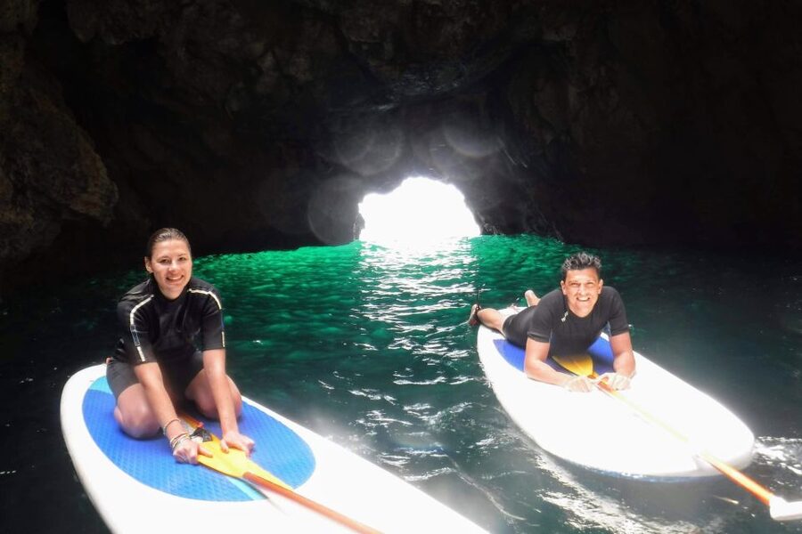 Algarve: Stand Up Paddle Tour w/ Snorkeling to Ingrina Caves - Learning to paddle without the usual surf drama