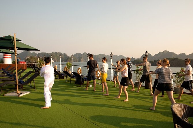 All-Inclusive 3 Day/2 Night Halong Luxury Cruise Meals, Cave, Kayaking, Swimming - Day three: sunrise, kayaking, and the final cave
