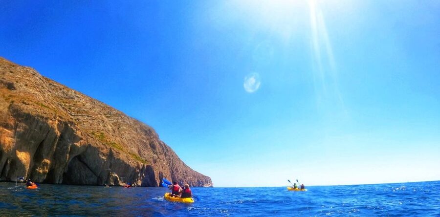 Altea: Guided Kayak Tour - Snorkeling in the clear water