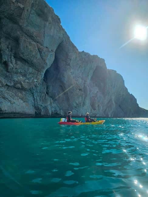 Altea: Morro de Toix Kayak Trip - Swimming at Cala de Gasparet