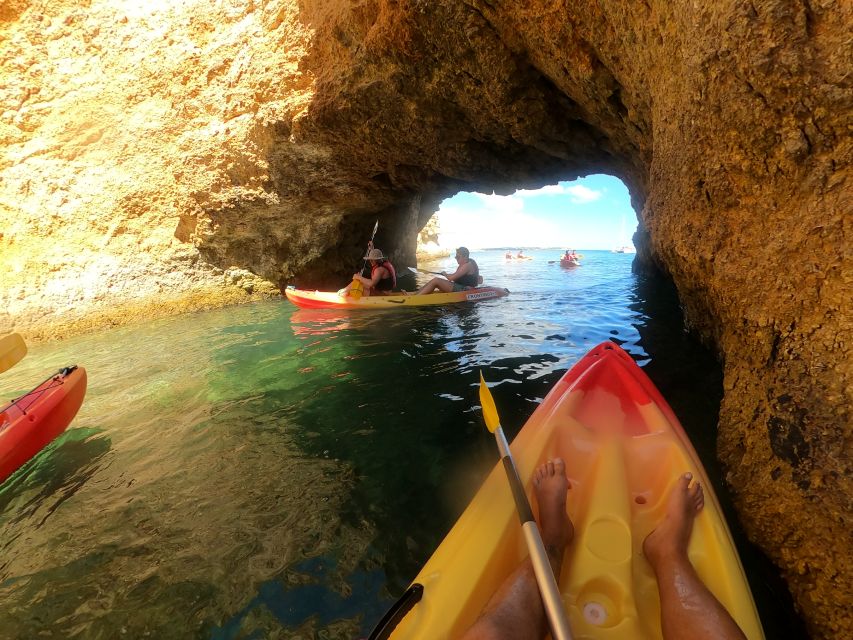 Alvor: Explore Caves Boat and Kayak Tour - Frontino, the 1957 wooden boat