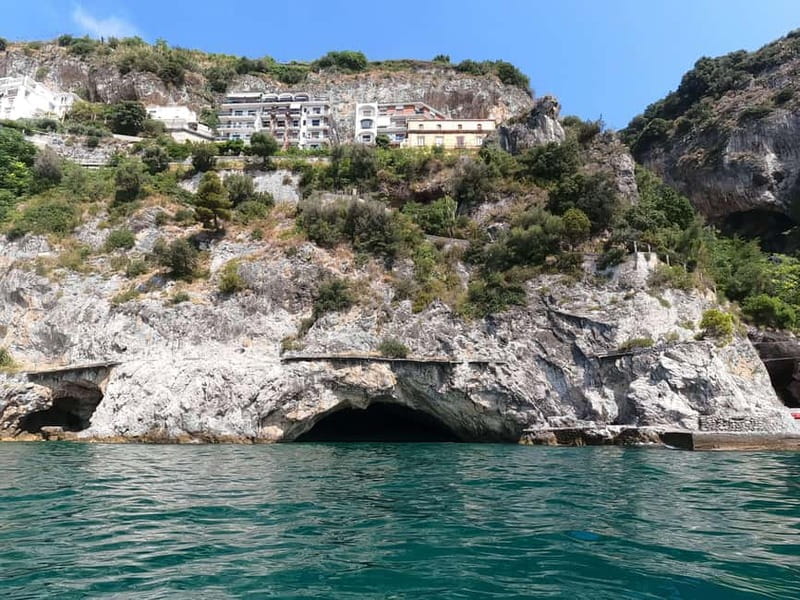 Amalfi Coast: Kayak, Snorkeling, Pandora Cave & Hidden Beach - Acquachiara beach brings the first real pause