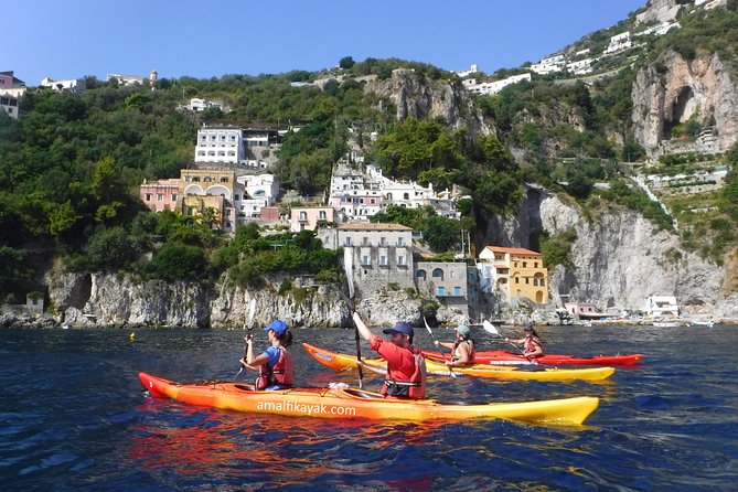 Amalfi Coast Kayak Tour: Explore Caves, Arches & Hidden Beaches - Getting started beside Tonino’s Beach