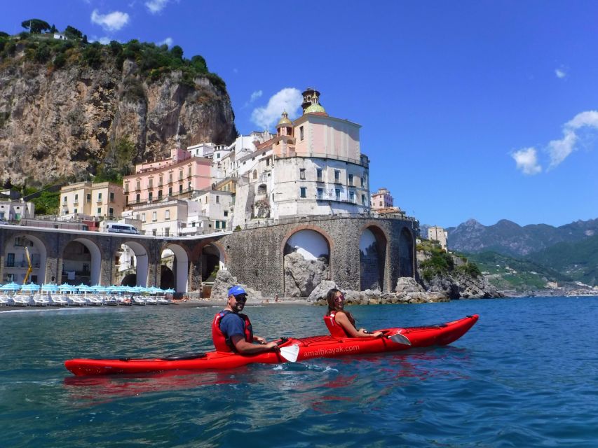 Amalfi Coast: Kayak Tour with Snorkeling and Grottoes Visit - Paddling past the Arc of Lovers