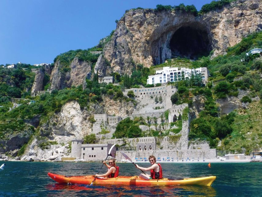 Amalfi Coast: Kayak Tour with Snorkeling and Grottoes Visit - Conca dei Marini, Sophia Loren’s villa, and Santa Rosa