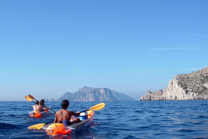 Amalfi Coast Kayak Tours from Marina del Cantone - Paddling toward Ieranto Bay