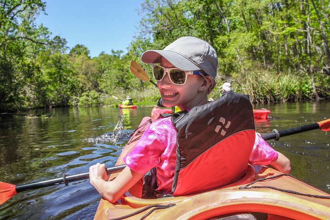 Amelia Island Guided Kayak Tour of Lofton Creek - The main stretch through cypress and wetland