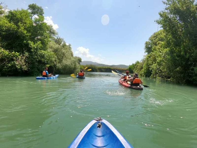 Ammoudia: Kayak down the Acheron 5.5 km - The 25-minute lesson that sets the tone