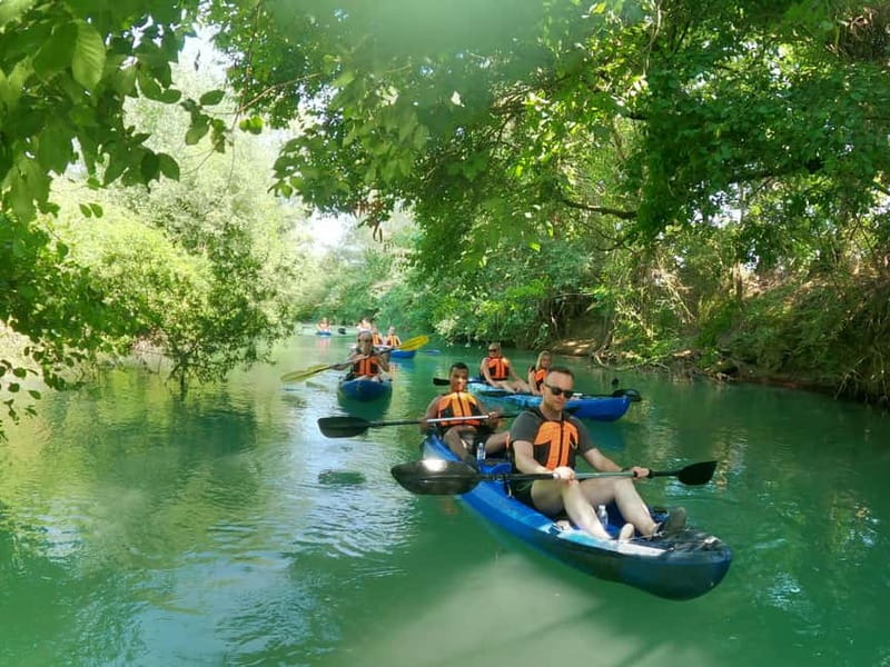 Ammoudia: Kayak down the Acheron 5.5 km - What to bring for a wetter-than-planned outing