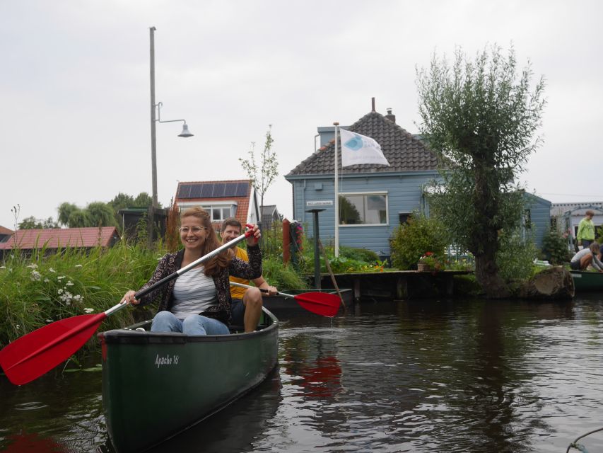 Amsterdam: Dutch Countryside Sunset Canoe Tour - The picnic stop beside a lake