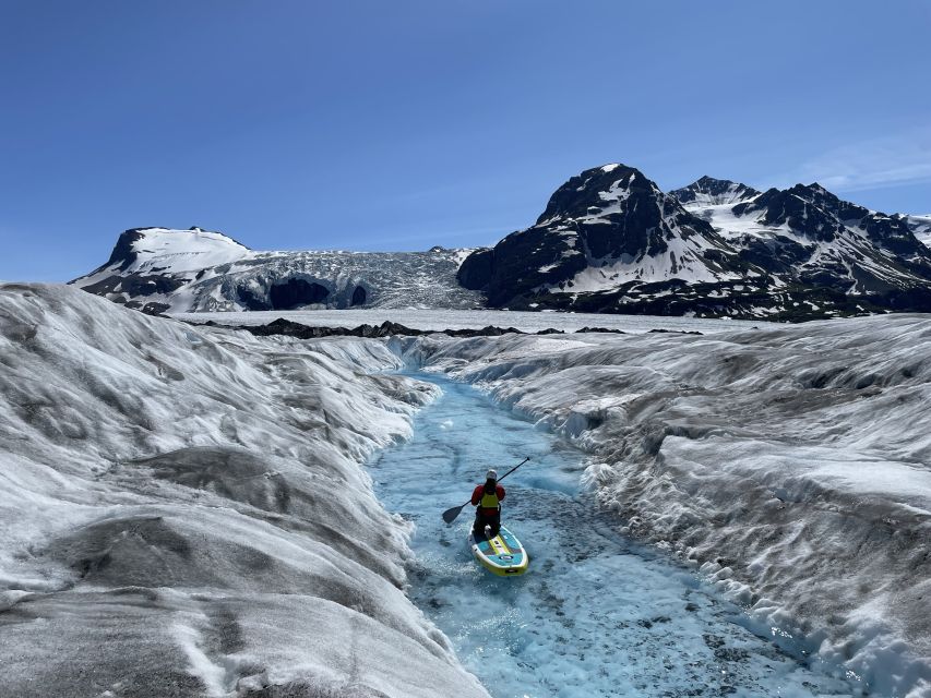 Anchorage: Knik Glacier Helicopter and Paddleboarding Tour - Four hours outdoors, with lunch included