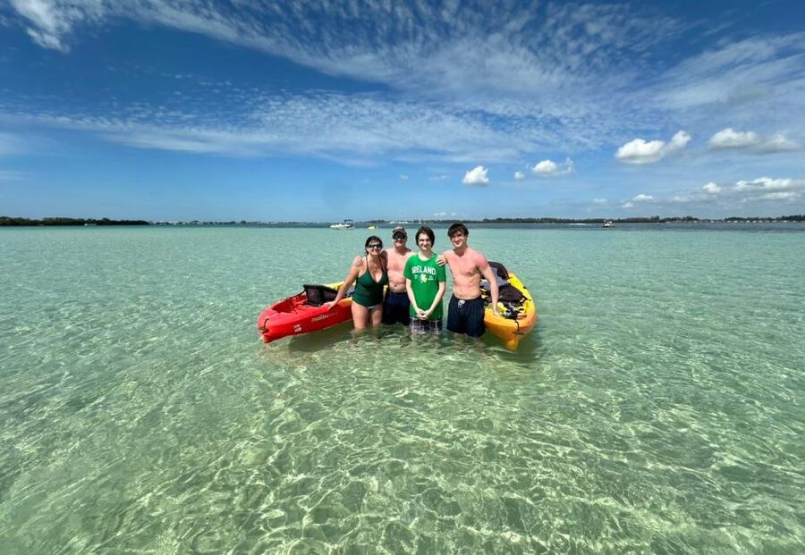 Anna Maria Island: The Island Kayak Tour - Paddling toward the island oasis
