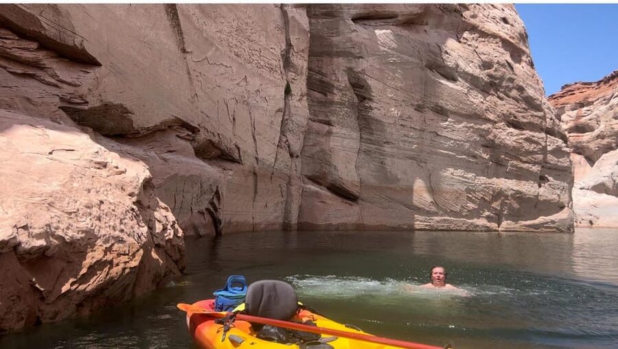 Antelope Canyon: Guided Kayaking & Swimming Tour - Crossing Lake Powell before Antelope Canyon